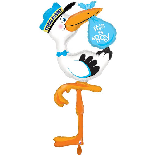 Ballon_XXL_Storch_blau_it´s_a_Boy_Groesse_59x173cm_XXL_Folienballon_Storch_Gender_Reveal_Party