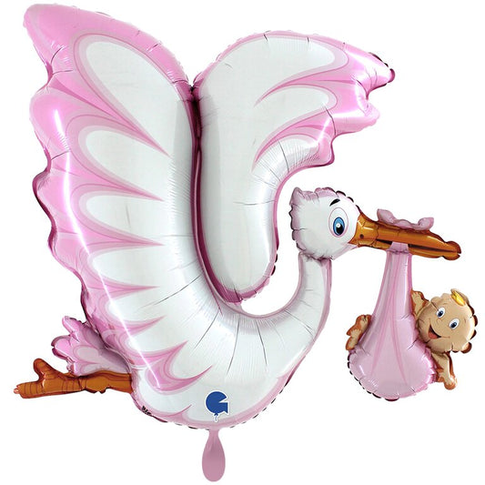 Ballon_XXL_Storch_mit_Baby_Schnabel_Groesse_99x82cm_XXL_Folienballon_Storch_Geburt_Gender_Reveal_Party