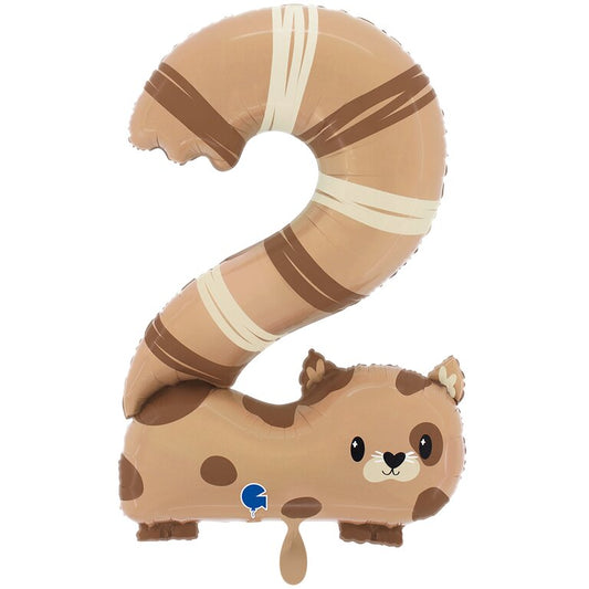 Ballon_XXL_Zahl_2_Tiermotiv_Katze_Größe57x88cm_XXL_Folienballon