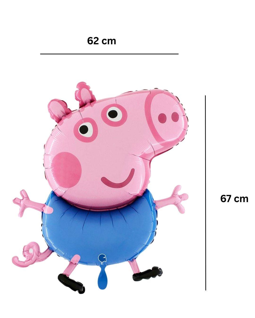 Ballon_XXL__George_Groesse_59x76_cm_Lizenz_Folienballon_Peppa_Wutz