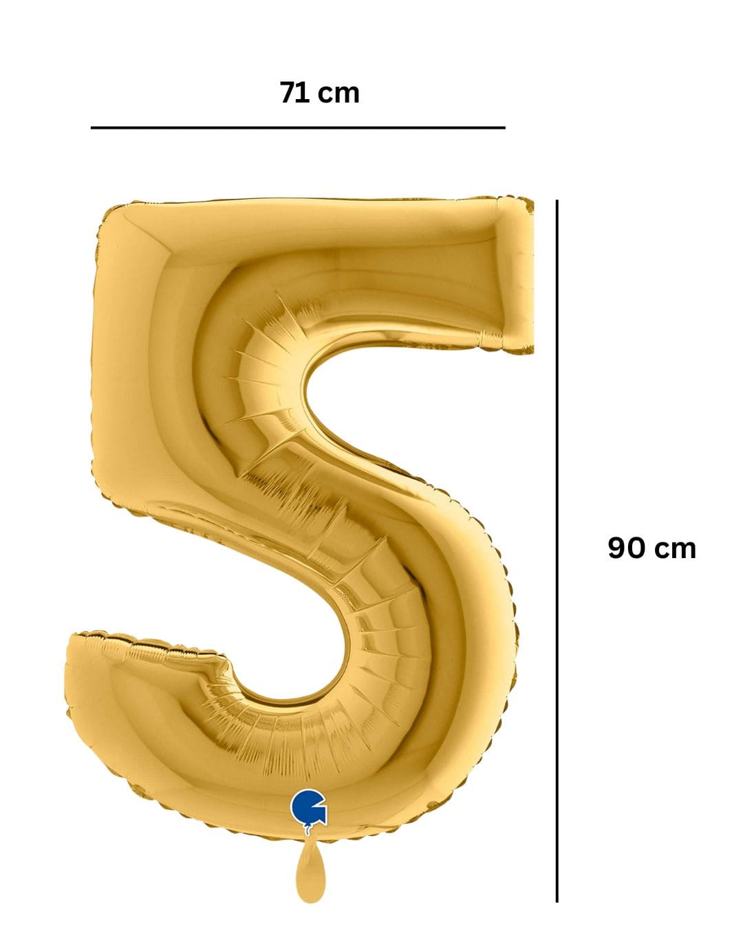 Mega Ballon Set - 2025 - Gold - 4 Ballons