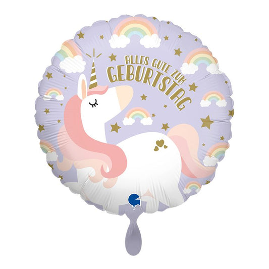 Ballon_rund_Einhorn_Groesse_35x35cm_Geburtstag_Dekoration_Unicorn_Kindergeburtstag