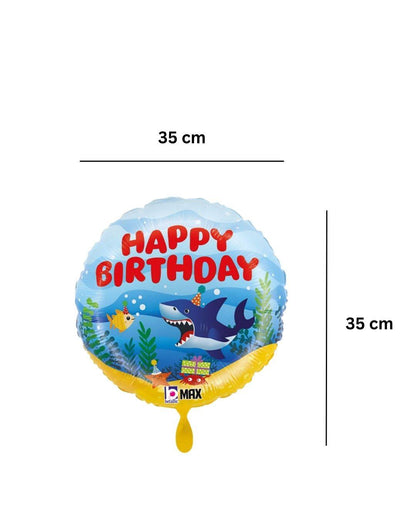 Ballon_rund_Ozean_Hai_Happy_Birthday_Groesse_35x35cm_Geburtstag