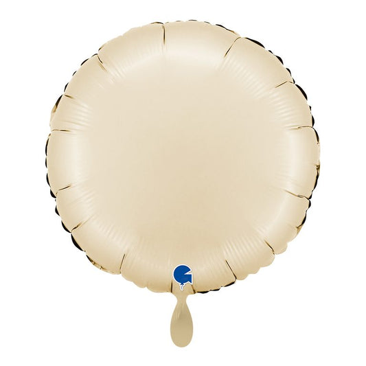 Ballon_rund_creme_35x35cm_round_cream_Folienballon