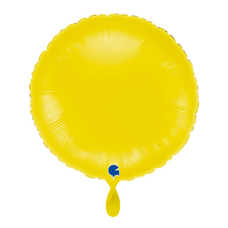 Ballon_rund_pastell_gelb_35x35cm_round_yellow_Folienballon