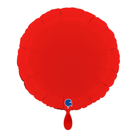 Ballon_rund_rot_35x35cm_round_red_Folienballon