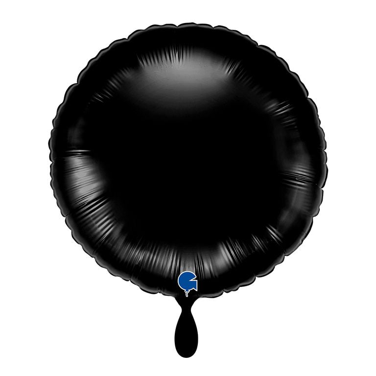 Ballon_rund_schwarz_35x35cm_round_black_Folienballon