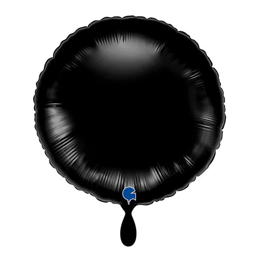 Ballon_rund_schwarz_35x35cm_round_black_Folienballon