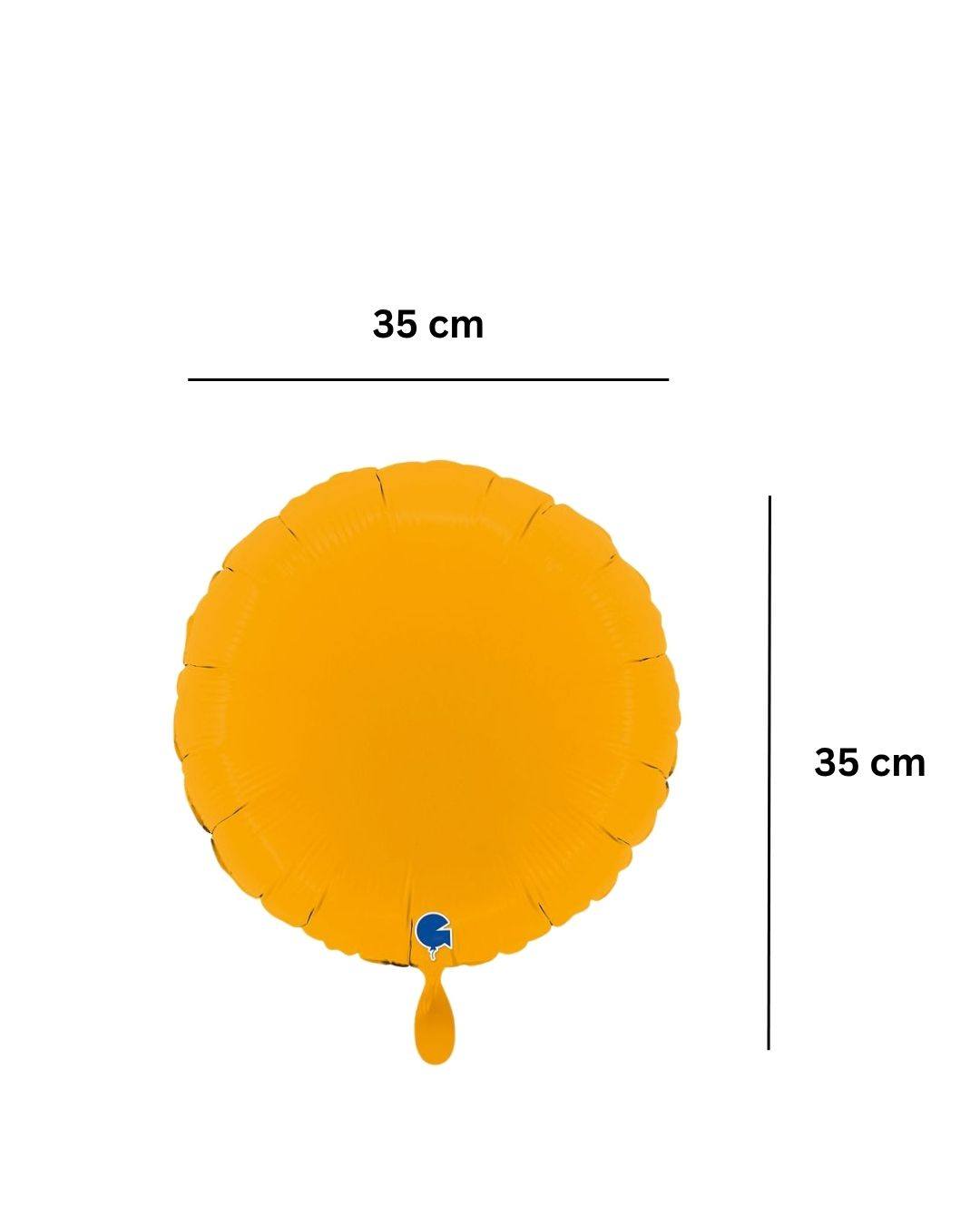 Ballon_rund_senf_35x35cm_Folienballon