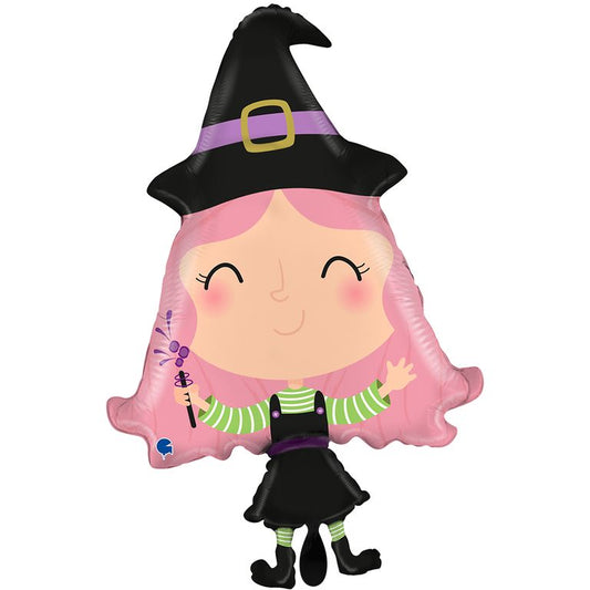 Ballon_suesse_hexe_53x79cm_Folienballon_Halloween_Party