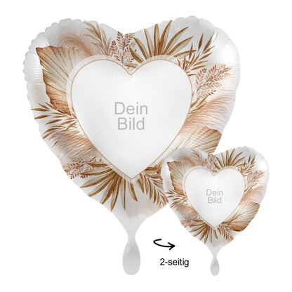 Blanko_Personalisierter_Foto_Ballon_Herz_mit_eurem_Lieblingsbild_Motiv_Boho_Durchmesser_ca.43_cm