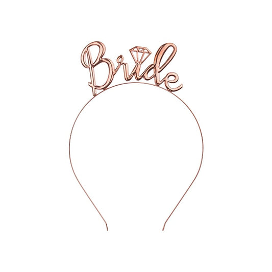 Haarreif_Braut_Schriftzug_Bride_Rosegold_JGA_Dekoration