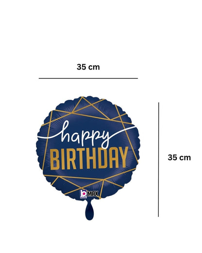 Ballon - Happy Birthday - 35x35 cm