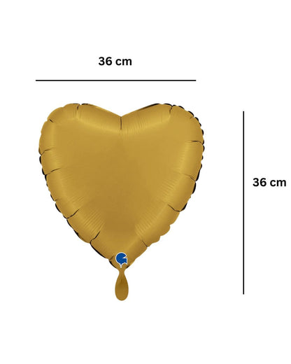 Herzballon_gold_36x36cm_Folienballon