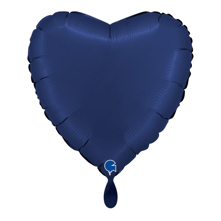 Herzballon_satin_blau_36x36cm_Heart_Folienballon