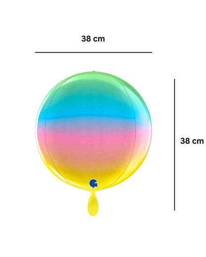 Kugelballon_regenbogenfarben_rainbow_38x38x38cm_Globus__4D_Folienballon