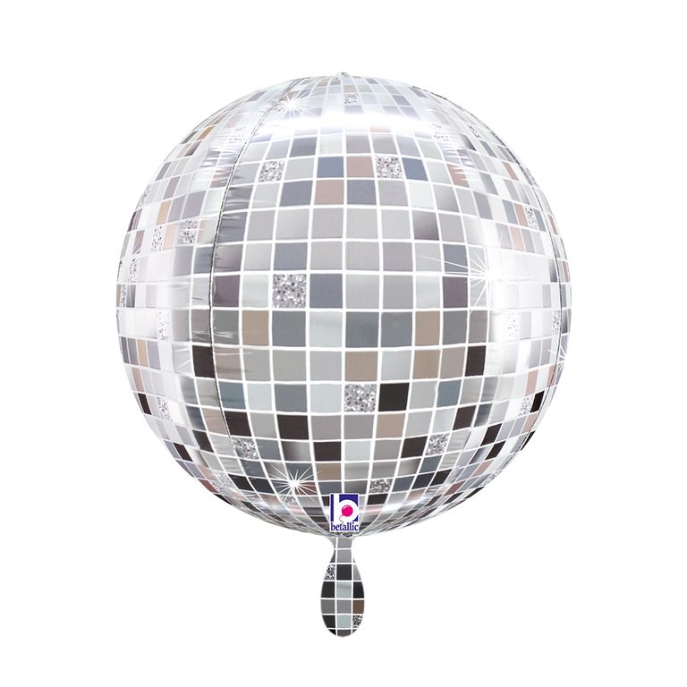 Kugelballon_rund_discokugel_38x38x38cm_Globus_4D_Folienballon