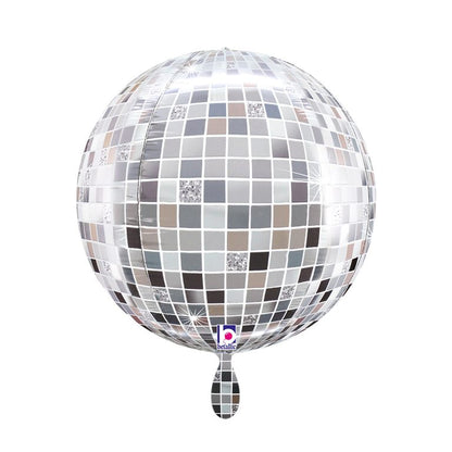 Kugelballon_rund_discokugel_38x38x38cm_Globus_4D_Folienballon