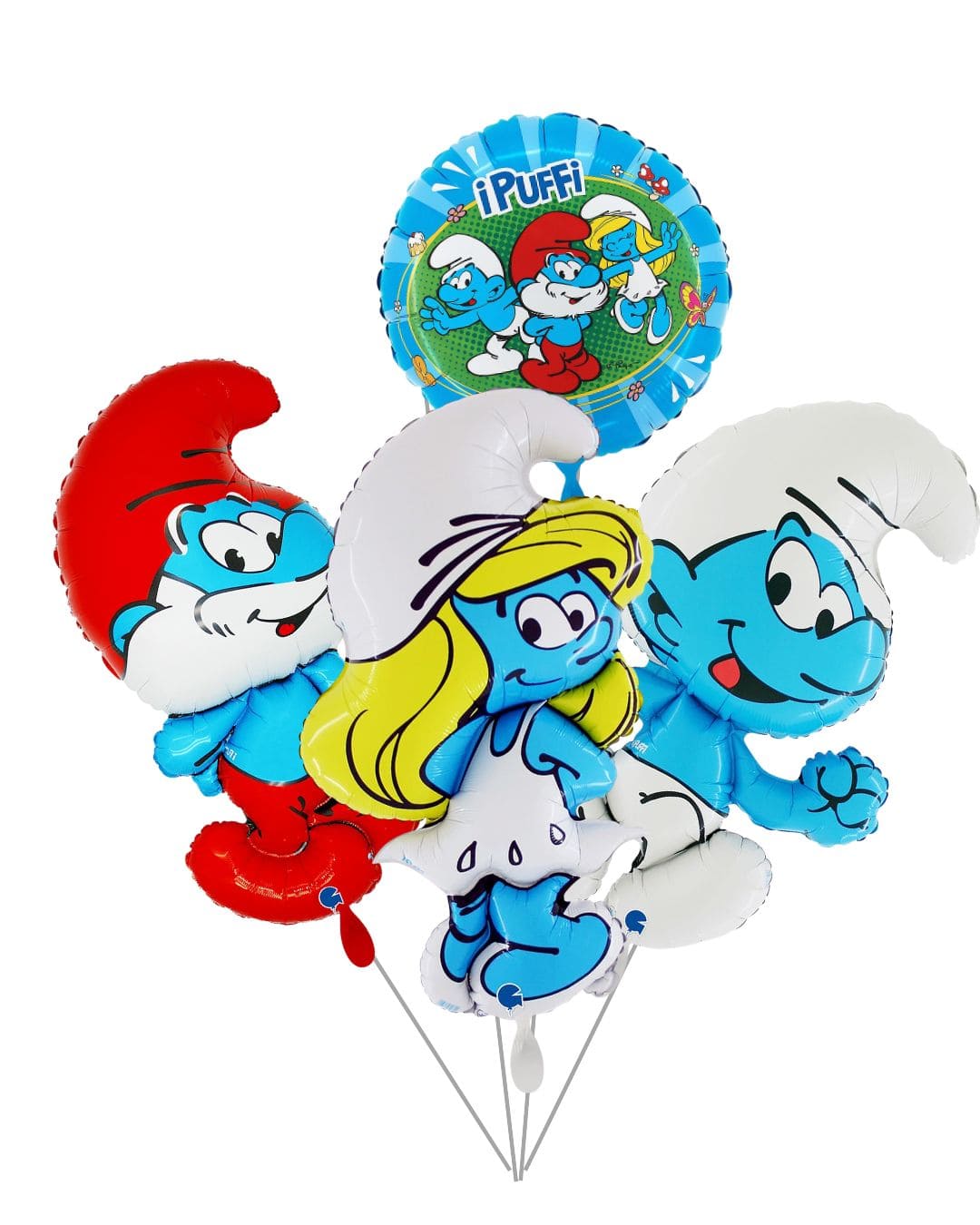 XXL Ballon Mega Set - Die Schlümpfe - 4 Ballons