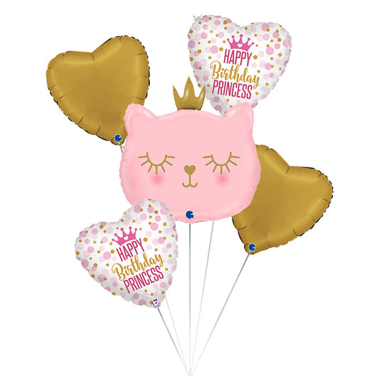 Mega_Set_XXL Ballon_Happy_Birthday_Princess_Cat_Dekoration_Geburtstag