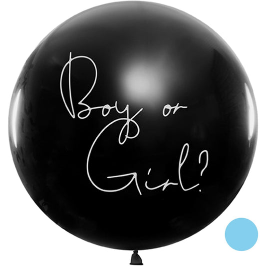 XXL_Ballon_Schriftzug_Girl_or_Boy_hellblau_Gender_Reveal_Party_Groesse_ca.1m_Dekoration