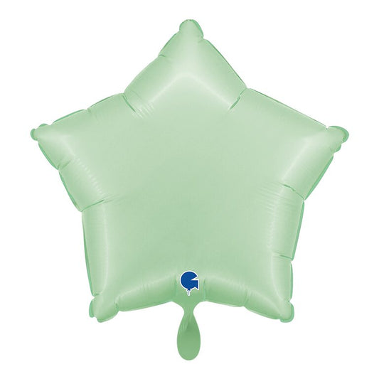 Sternballon_mint_gruen_42x40cm_Star_Folienballon
