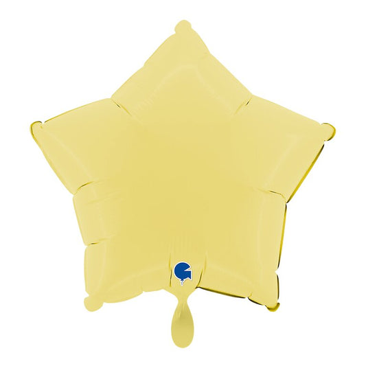 Sternballon_pastell__gelb_42x40cm_Star_Folienballon