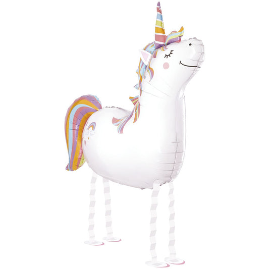 Ballon XXL - Airwalker Einhorn - 81x91 cm