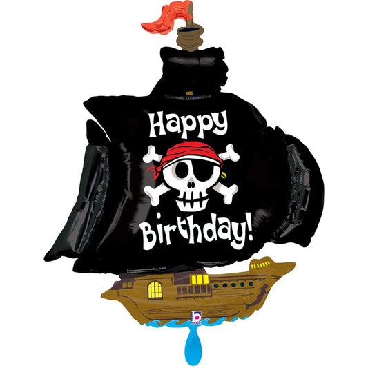 XXL_Ballon_Piratenschiff_Happy_Birthday_Groesse_80x87cm_Dekoration_Kindergeburtstag