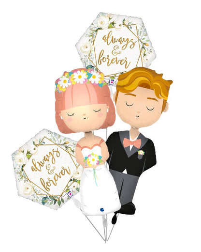Miya Super XXL Brautpaar-Folienballon – 117 X 76 Cm, Mr. & Mrs. Design, Inkl. Klebepunkte – Perfekt Für Hochzeit, Polterabend & Romantik-Deko Miya Super XXL Brautpaar-Folienballon – 117 X 76 Cm, Mr. & Mrs. Design, Inkl. Klebepunkte – Perfekt Für Hochzeit, Polterabend & Romantik-Deko