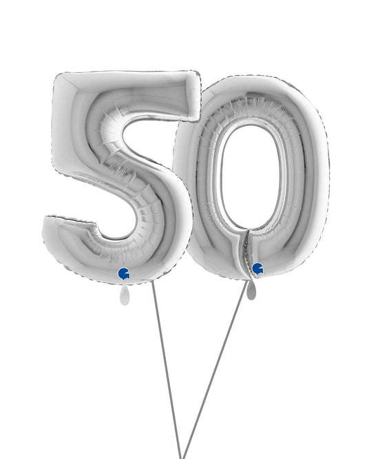 Zahlenballon_Geburtstag_Set_Zahl_50_Silber