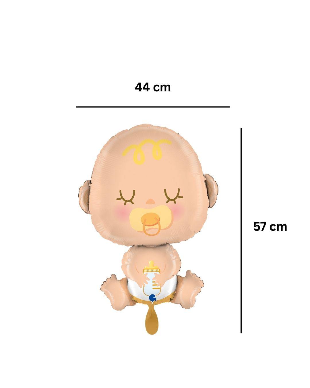 baby_mit_Schnuller_Windel_Groesse_44x57cm_Folienballon_rund_Geburt_Baby